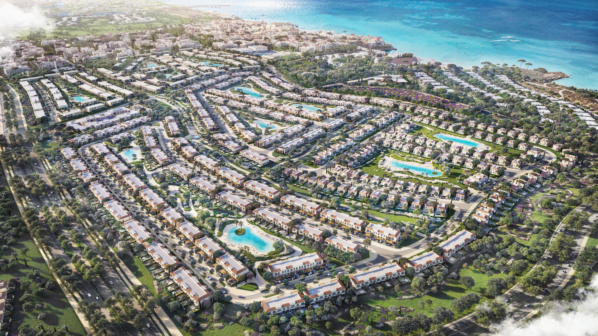 Ras El Hekma master plan aerial