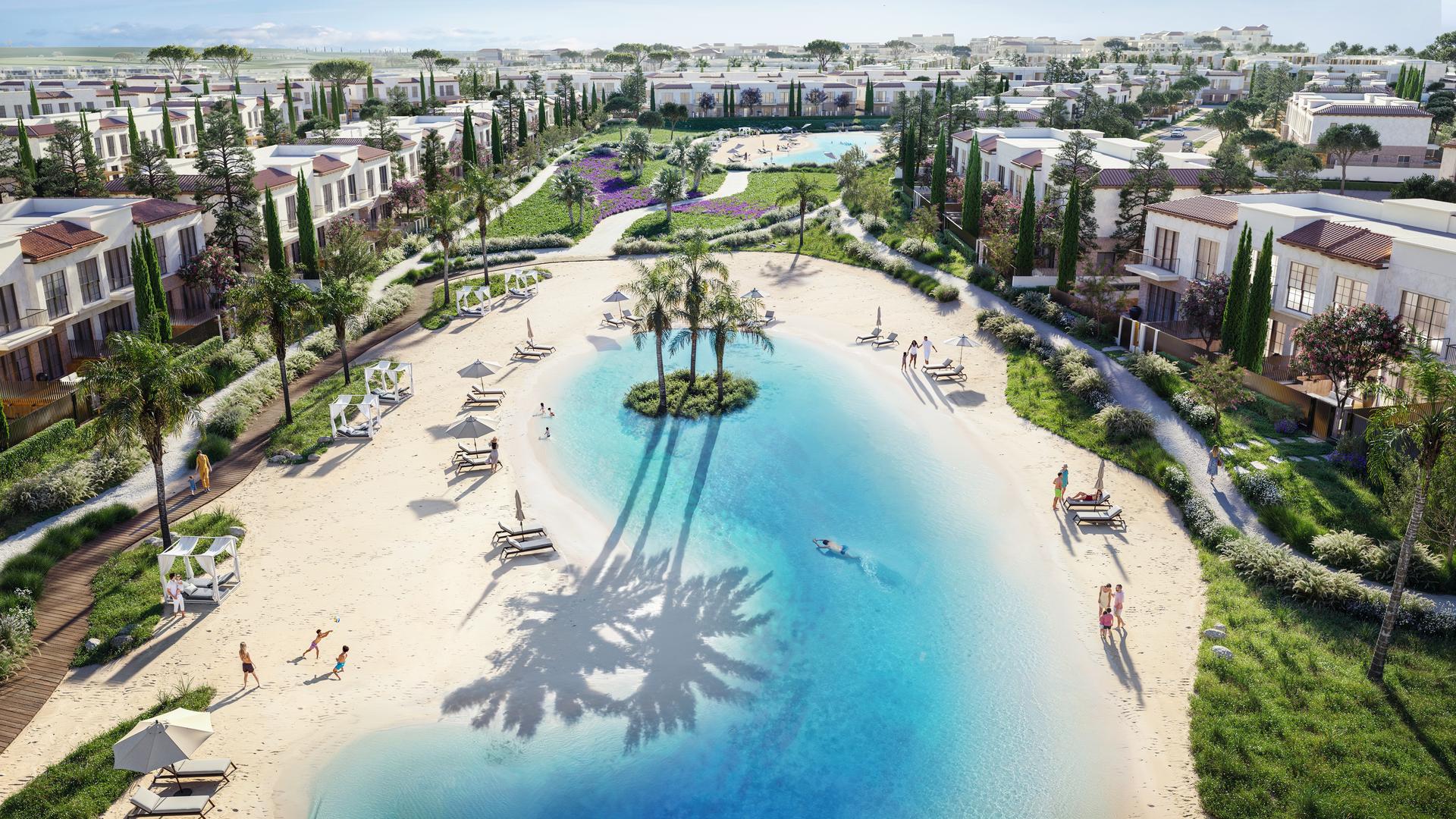 Ras El Hekma lagoon aerial